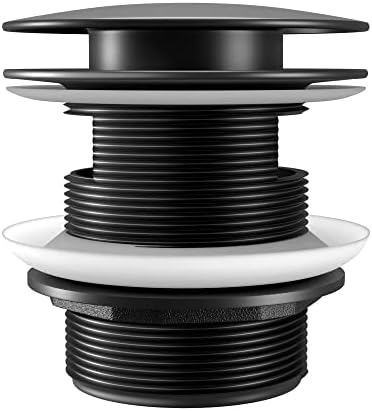 Freestanding Tub Drain with Matte Black