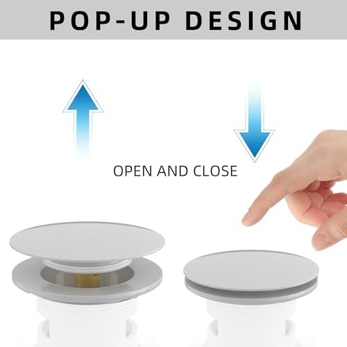 Ogonbrick Free Standing bathtub drain White