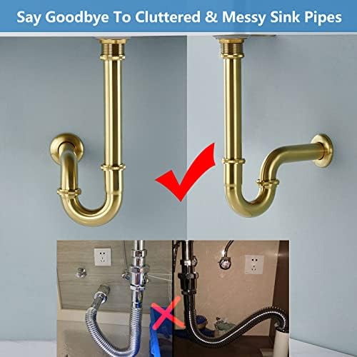 Durable Brass P-Trap for Bathrooms