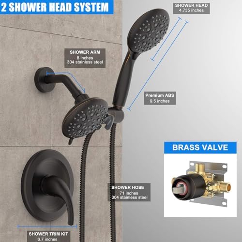 SR SUN RISE 3-in-1 Shower Combo Set