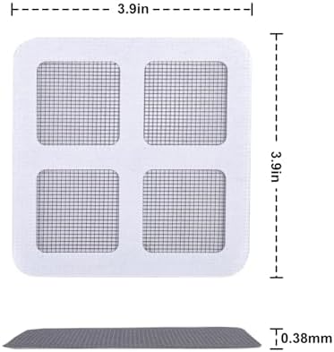 40-Piece Disposable Shower Drain Hair Catcher for BATHROOMS SHOWERs