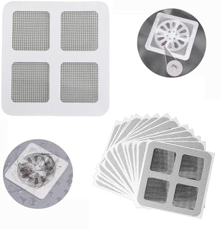 50PCS Disposable Shower Drain Hair Catcher for Kitchen Bathroom Sets