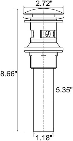HOYOJU Pop Up Sink Drain