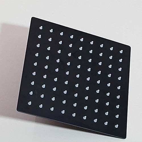 Black Ultra-thin Shower Head for a Rainy Feel