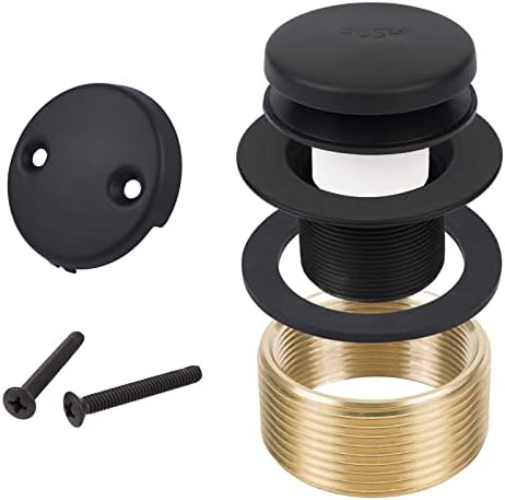 Enhance Your Bathtub Experience with the MINUPWELL Black Tub Drain Conversion Kit