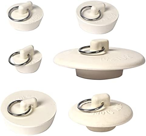 6-Piece Durable Sink Bathtub Drain Stoppers