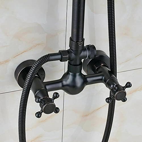 Rainfall shower system hand held sprayed 8-inch brass rain set