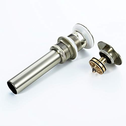 Durable Brass Sink Drain Stopper - Easy Install Overflow-Free