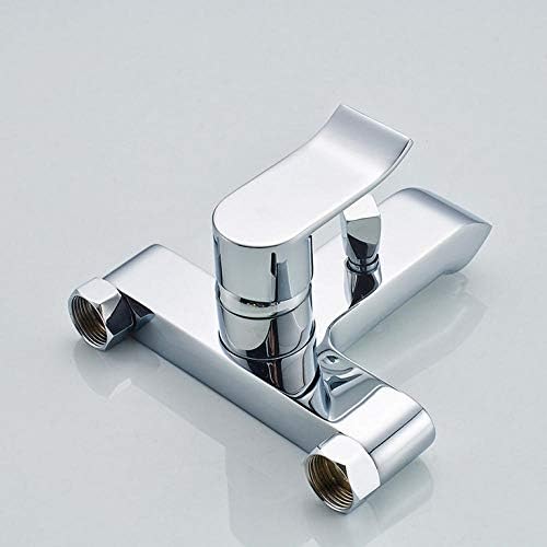Wall-Mounted Bath Faucet with Handheld Shower Head