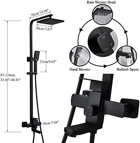 Huin Rainfall Shower Faucet System