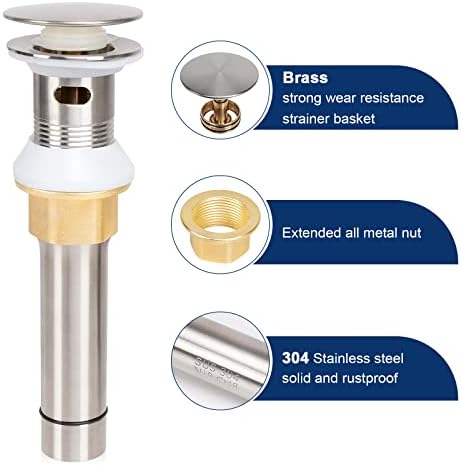 NearMoon 304 Stainless Steel Sink Drain