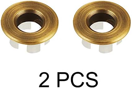 LANGPAI Overflow Sink Basin Trim Brass Insert Antique Brass