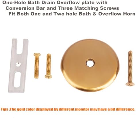 Artiwell Push Lock Tub Trim Set - Brushed Gold