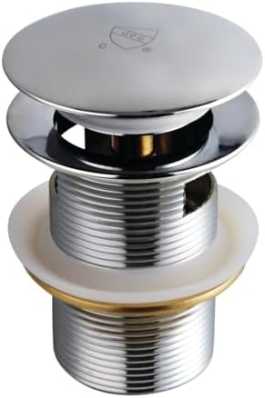 Durable Professional Aesthetic 12 Toe-Touch bathtub drain with Polished Chrome finish