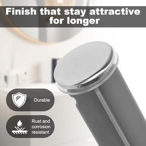 PEUTIER 2pcs Chrome Sink Pop Up Stoppers 1