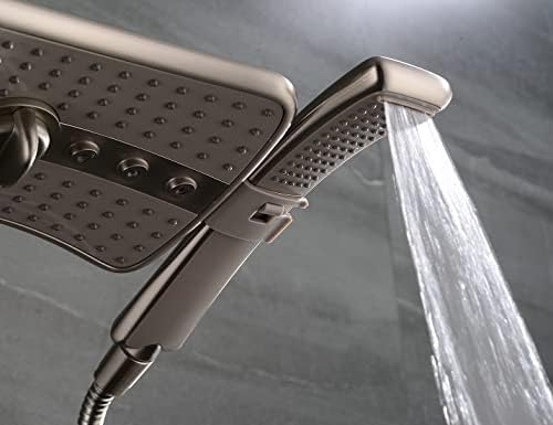 BRIGHT SHOWERS Dual Shower Head Combo