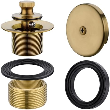 Enhanced Performance 1-58 Brass bathtub drain Kit