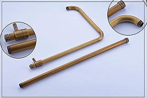 Retro-Style Shower Faucet Set Single Handle Antique Bathroom Faucet