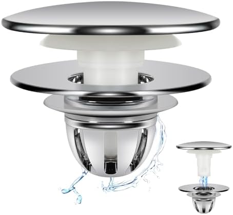 2-Piece Magnetic Sink Drain Strainer