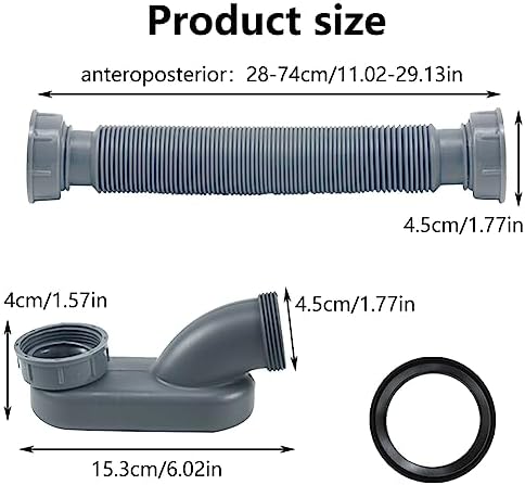 Pilarmature Flexible Low Profile 1 12 P Trap Bath Sink