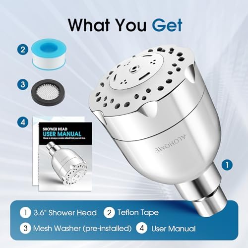 ALOHOME High-Pressure Shower Head