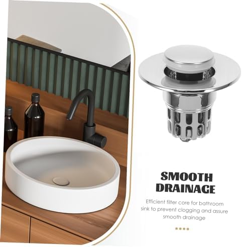 Uonlytech Anti-Clog Bath Sink Drain Plug