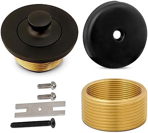 Lift Turn bathtub drain kit Replace faulty drain Easy installation