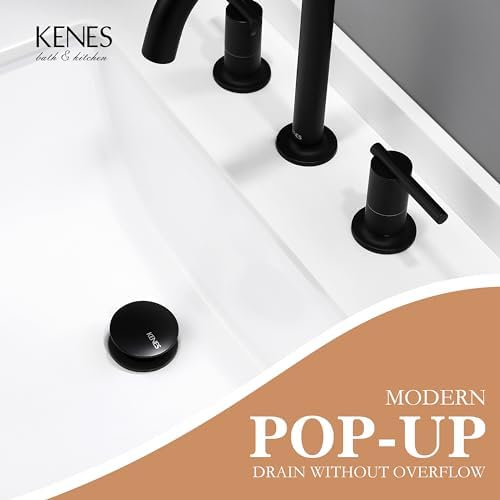 Kenes Bathroom Sink Drain Stopper Overflow Prevention Solution