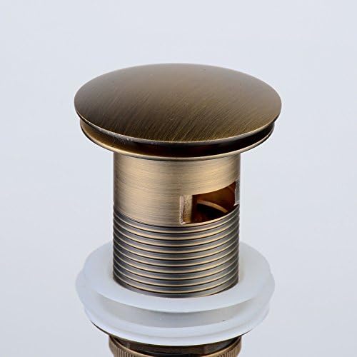 Beelee POP-UP Drain Stopper with Overflow Antique Brass Finish blissful home solution