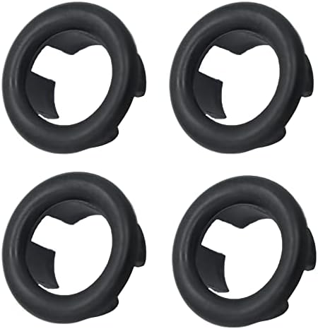CaoXiong4-Pack Replacement Overflow Sink Cover Rings for BathroomBathtubKitchen