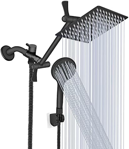 Tudoccy 10 High-Pressure Rainfall Shower Head combo with 11 Extension Arm