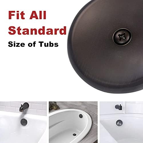 Gold-Haos Single Hole Bathtub Drain Overflow Plate