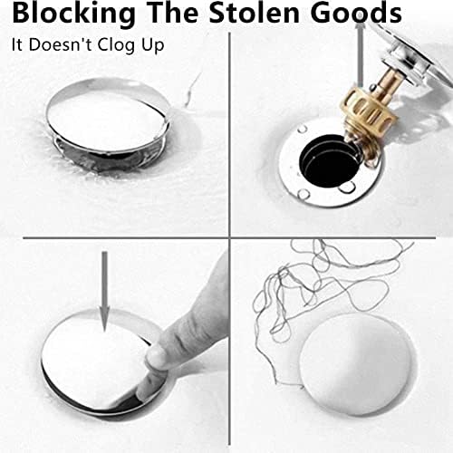 Shinekoo 2PCS Basin Waste Pop Up Plug 66mm