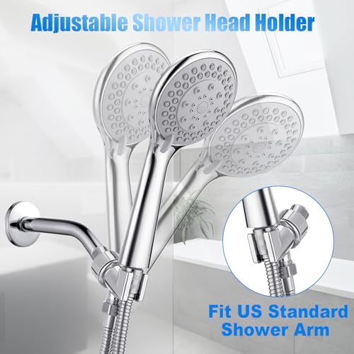 5-in-1 Detachable Handheld Shower Head for Easy Versatile bathing