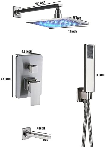 Luxury Handheld Shower Faucet Set