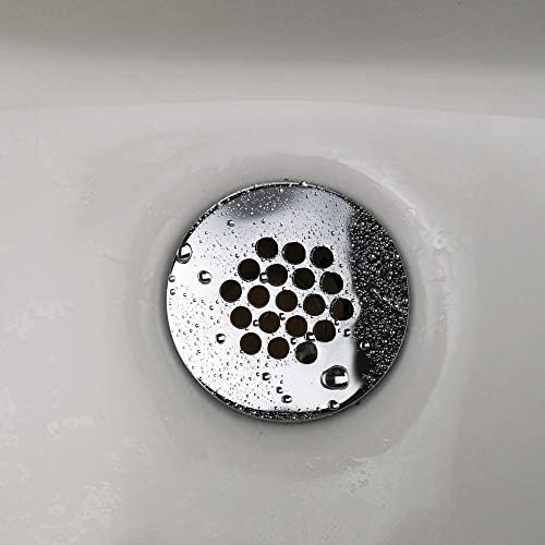 Purelux Grid Drain Strainer Assembly Overflow Brass Chrome Bathroom Sink