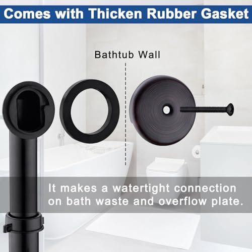 Perfect Fit Oil Rubbed Bronze Bathtub Drain Kit