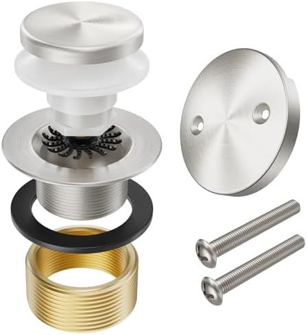 Elegant 11516 bathtub drain stopper with hair catcher