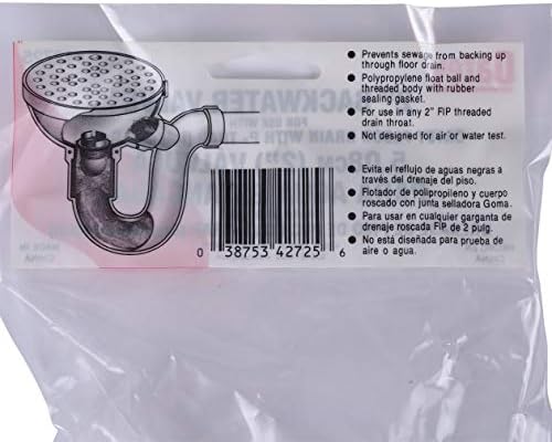 Oatey - Oatey 42725 Backwater Valve Device - Prevents Sewage Backup Overflow