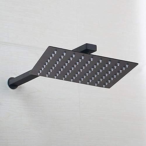 Black Ultra-thin Shower Head for a Rainy Feel
