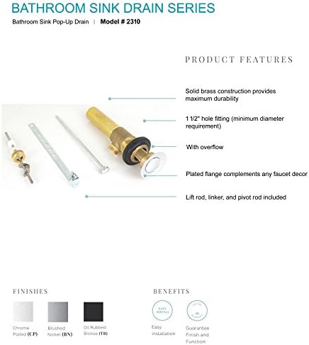 Upgrade Your Bath with Durable Sink Drain