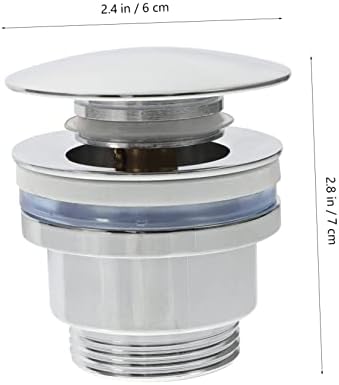 Copper bathtub drain stopper - easy to use bath sink plug