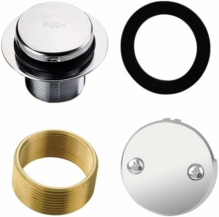 HIDROP Chrome Tub Drain Set
