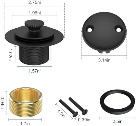 SmartFlow Bath Transform Bathtub Drain Set
