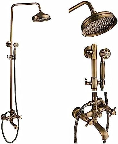 Wall-Mounted Shower Faucet with Rainfall Head T Ecki