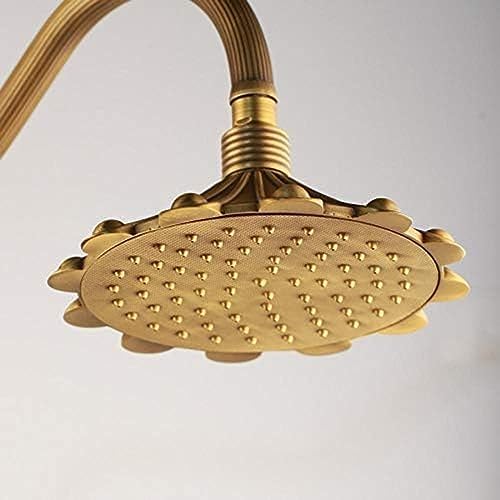 Antique Brass Hand-Held Wall-Mounted Bathroom Shower Set