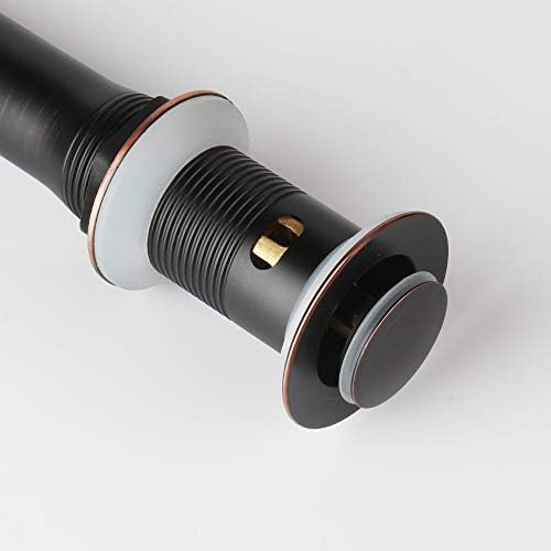 Durable Oil Rubbed Bronze Sink Drain with Overflow Ultra-Rugged Bathroom Fixtures