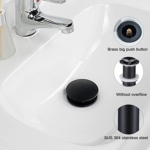 ZASLEME Pop Up Sink Drain - Vessel Sink Drainage System