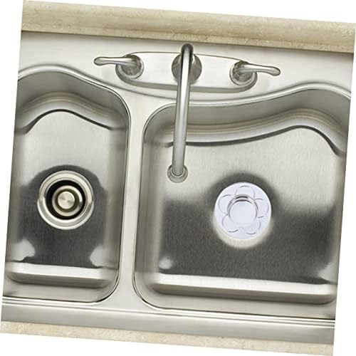 Copper bathtub drain plug Silver finish prevents clogging easy to use