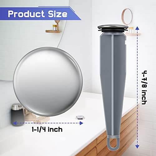 Enhon Pop Up Stoppers for Moen Drains Chrome